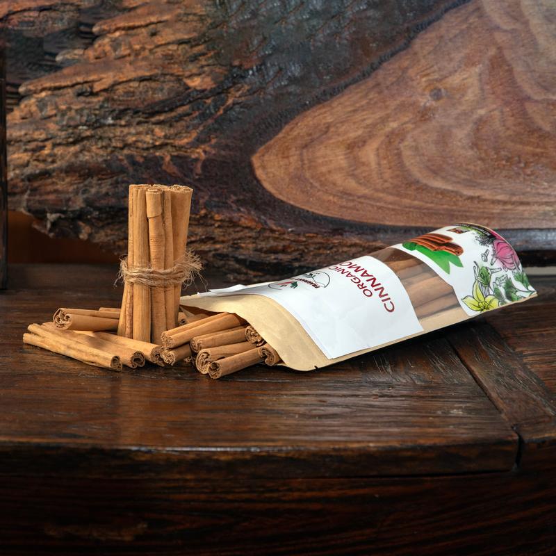 Premium Organic Ceylon Cinnamon Sticks - 2 oz (56g)( 7 - 9, 5" sticks), True Ceylon, USDA Certified, Non-GMO, Gluten-Free, Pure Sri Lankan Cinnamon for Cooking & Baking