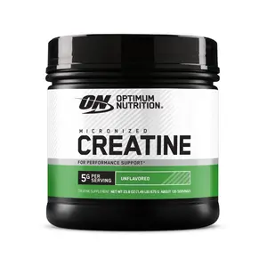 Optimum Nutrition Micronized Creatine Powder Unflavored 23.8 oz Pure Creatine Monohydrate for Enhanced Performance and Muscle Strength - Supplement, Healthcare
