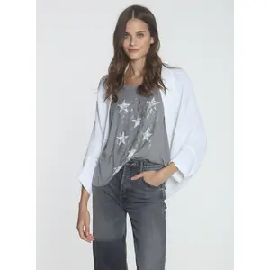 Cocoon Cardigan - White