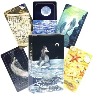 Dreamy Wave Oracle Card, 1 Box Divination Game Card with Box, Party Card Game, Perfect for Festivals and Gatherings