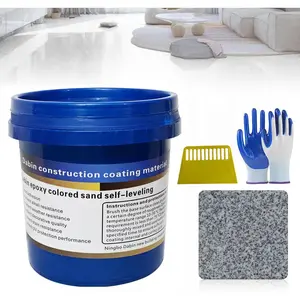 2025 New 3gal Epoxy Floor Paint, High-Gloss Marble Finish, Waterproof, Water-Based Epoxy Coating for Concrete and Garage Floors, Suitable for Both Interior and Exterior Applications