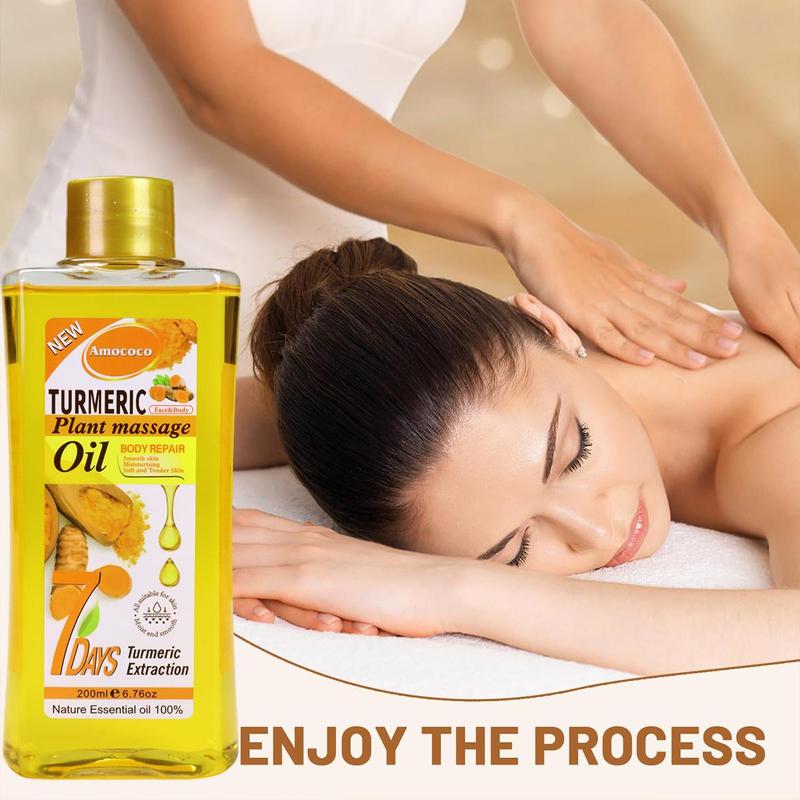 (Buy 3 get 1 girft)Turmeric Oil, Facial and Body Massage Oil, Winter Facial Moisturizing Massage Oil, Winter Body Care Oil, Top Choice for Spa Massage Oil, Suitable for All Skin Types