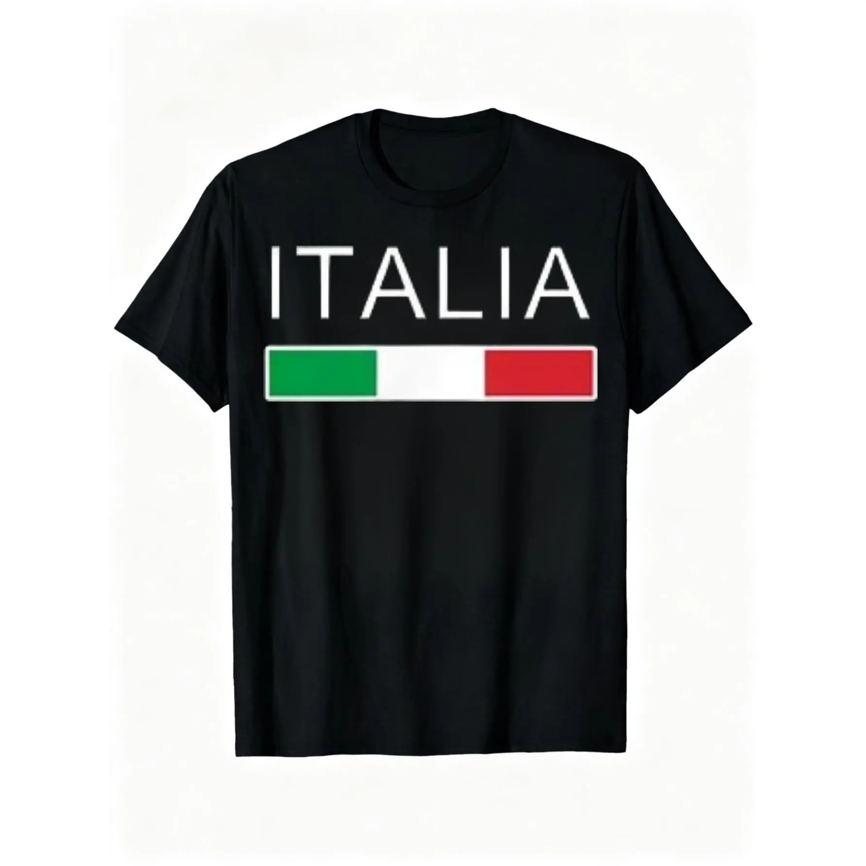 100% Cotton Italia Flag Italian Italy Italiano Family Heritage T-Shirt