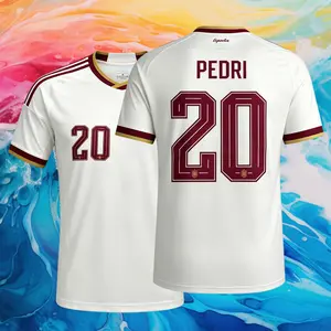 No.20 Pedri 202026 Short Sleeve Soccer Jersey