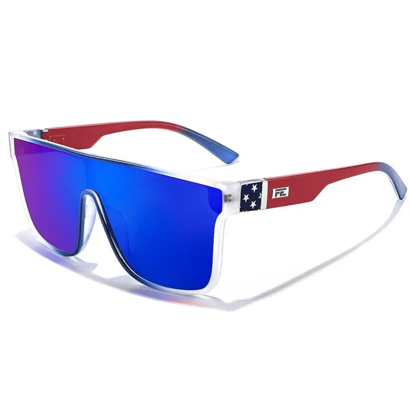 Square Sunglasses Women Men Flat Top Mirrored Sunnies Shades  display picture 1