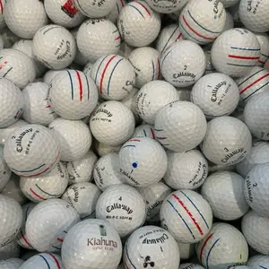 Callaway 36 ERC Soft Triple Track Golf Balls - White with Red & Blue Stripes for Golfers