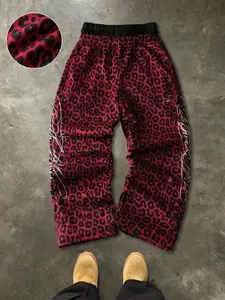 Men's Camouflage Print Loose Fit Casual Sports Pants, Camouflage Sweatpants, Street Style, Daily Wear, Vacation, Back-To-School, Perfect Gift for Boyfriend/husband, Casual Sportswear Pants