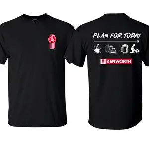 Kenworth T-Shirt, Plan for Today with Classic Kenworth Logo, Premium Cotton Fabric, Unisex Fit for Men and Women, Perfect Gift for Proud Truck Drivers