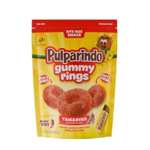 De la Rosa Pulparindo Rings Gummies with Chili Tamarind Flavor