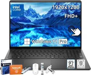 Dell 16 DC16250 Touchscreen Laptop | Intel Core 7 Processor 150U(up To 5.4 GHz) | 16" FHD+ 300 Nits Display | 32 GB DDR5, 2 TB SSD | Backlit Keyboard | Fingerprint Reader | Copilot AI | Windows 11 Pro