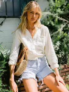 Mid Rise Vintage Midi Shorts