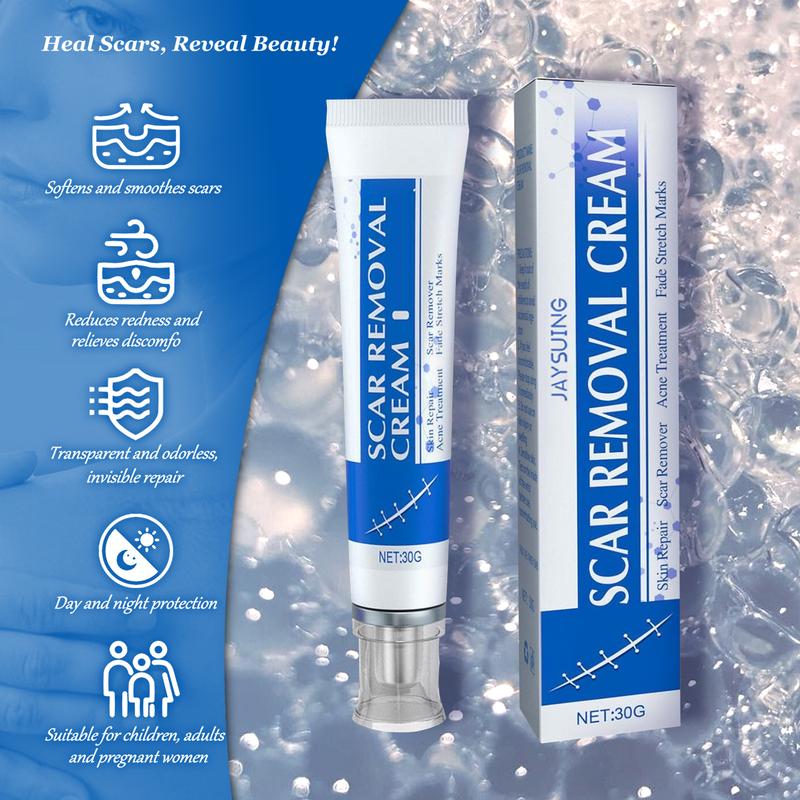 2 Professional Scar Removal Gels, Advanced Silicone Scar Removal Cream for Burn,Acne Old Scar Removal Cream for Face & Body | Fades Dark Scars