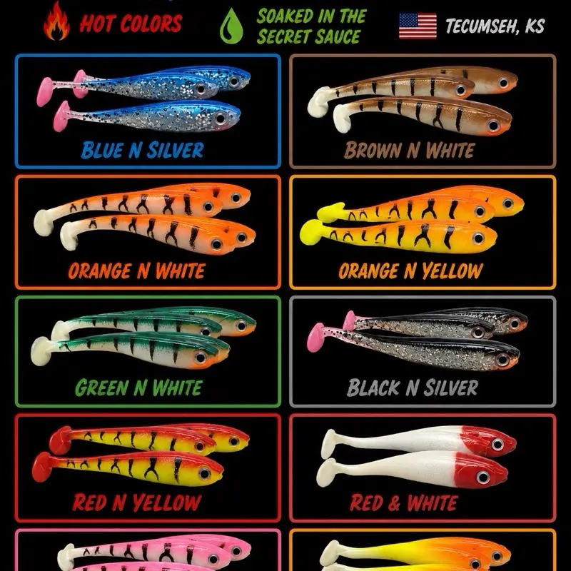 Tiger Series 2.75” TRP  Swim Bait 8 Per Pack