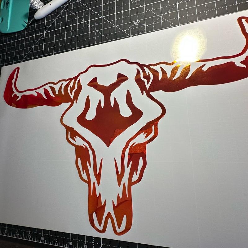 2nd gen bull weatherproof vinyl truck or car decal