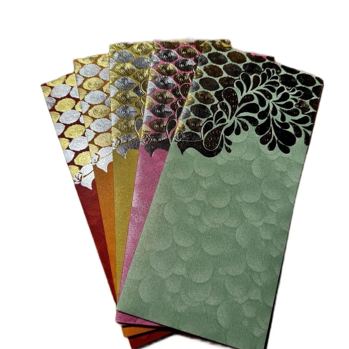 Durable Money Envelopes for Savings Challenges - Pack of 5 in Multiple Colors