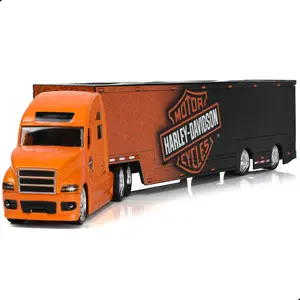 Maisto 1:64 Scale Tractor & Container Truck Set, Vibrant Alloy Cast, Detachable Cargo Box, Realistic Logistics Model