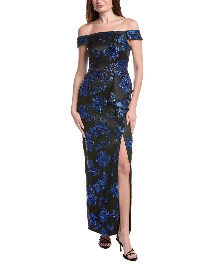 Adrianna Papell Draped Gown