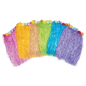 Bulk 48 Pc. Adults Flowered Hula Skirts