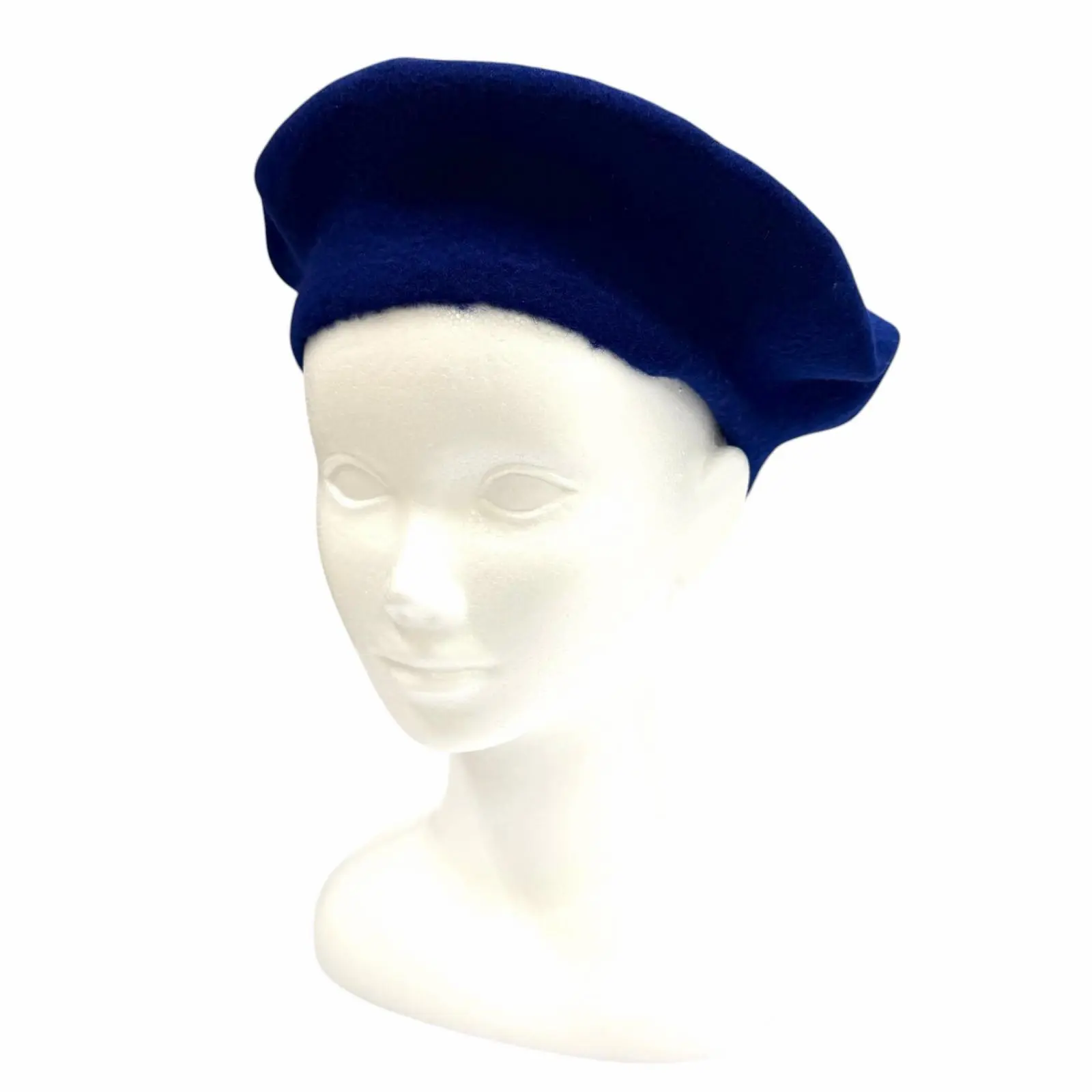 Pre-owned GUCCI Wool Small Leather Goods GG Marmont Beret