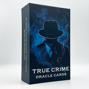 true crime oracle deck, 80pcs/box tarot cards for beginners, divination tarot cards, psychological cards, boxed tarot cards for friends family party