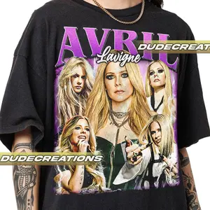 Avril Lavigne Vintage T-Shirt, Shirt Gift For Woman and Man Unisex T-Shirt