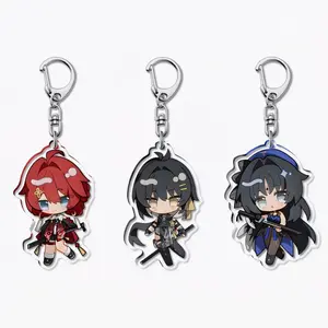 Wuthering Waves LINGYANG Jiyan Yangyang Acrylic Keychains, Unique Keychains for Personal Style, Cute Keychains for Bags and Keys, Durable, Lightweight and Perfect for Personal Style, Collecting and Gifting