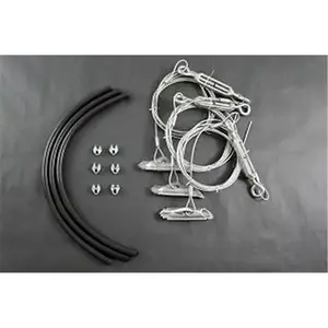 212 MAIN Patented Tree Support Kit - 36x6x1 in Dimensions, 3-6 in Dia Duckbill Anchors, with Anchor Installation Guidance