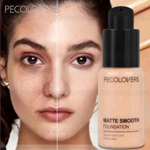 Waterproof Long-Lasting Foundation,Matte Finish,Concealer Foundation,Flawless Complexion,Everyday & Special Events Makeup