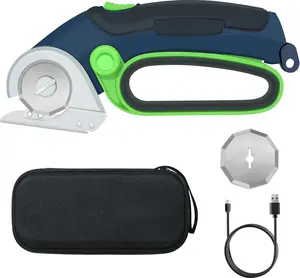 4V Cordless Electric ,Cardboard  with 2 ,Storage Box,USB  ,Power Rotary ,Max  1/4",for Cardboard Box,Thin Carpet & Plastic, Easy to Hold and Safe