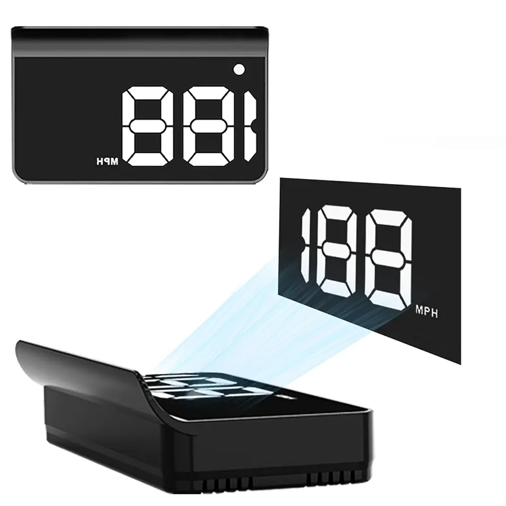 Car Heads-Up Display - Real-Time Speed & Odometer on Your Windshield