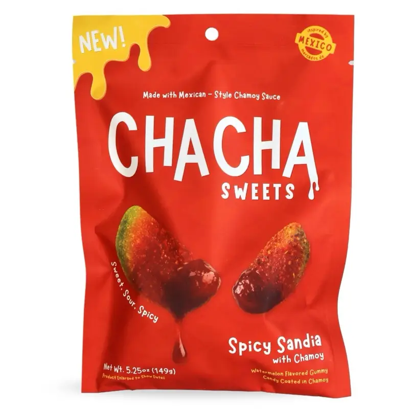 Spicy Chamoy Sandias (watermelons) Bigs, Viral Gummy Mexican Candy & Snacks, Sweet Sour & Spicy Nostalgic Juicy Chamoy Candy