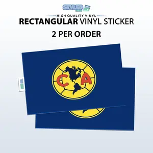 Club America rectangle vinyl sticker Decor Decorative