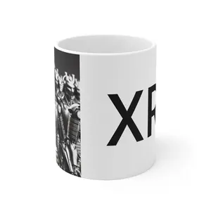 XRP Samurai Mug 11oz - Cryptocurrency Coffee Cup, Ripple XRP Gift, Japanese Sword Design, Investor Present, Blockchain Tea Mug