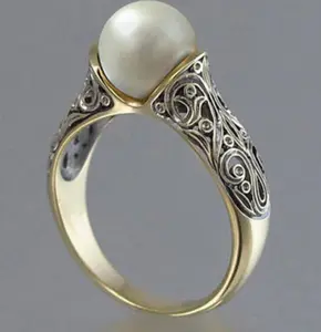  R132 – Fashion Vintage Pearl Ring!