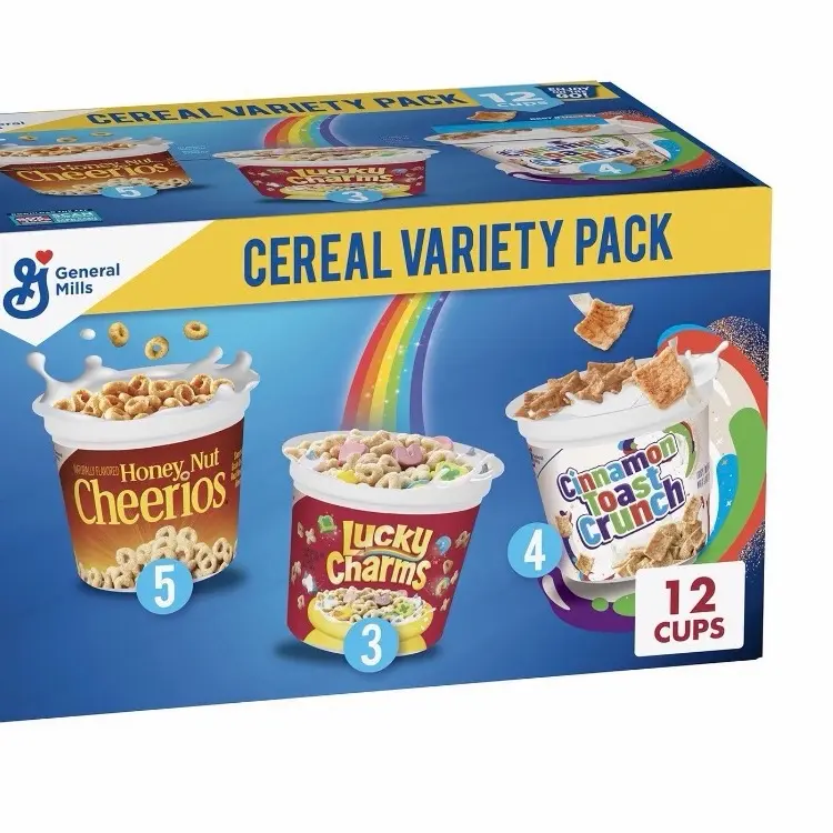 General Mills Cereal Cups, Variety Pack, 12 pk.