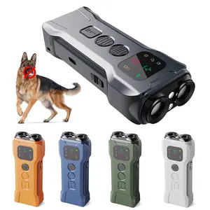 Ultrasonic Bark Stopper Dual-Head Dog Repeller Portable Dog Training Device Bark Deterrent Dog Repeller