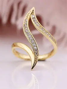 1 PC Classical Cubic Zirconia Ring For Women For Wedding Engagement Party Jewelry Valentine's Day Gift Marquise Cut Ring
