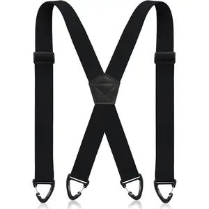 X Back Hidden Suspender 1.5 Inches Under Clothing Heavy Duty Work Suspenders for Men Women - Free Yourself from Troublesome Waistbands