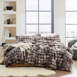 Snowball Chunky Bunny - Coma Inducer Oversized Comforter Set - Multi Gray