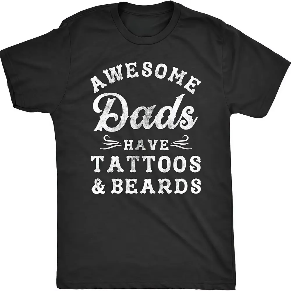Funny Dad Graphic T-shirt for Men in Soft 100% Cotton Fabric, Classic Fit Short Sleeve Round Neck Top, Cool Father's Day Gift, Tshirt, Shortsleeve, Unisex, Printed Image