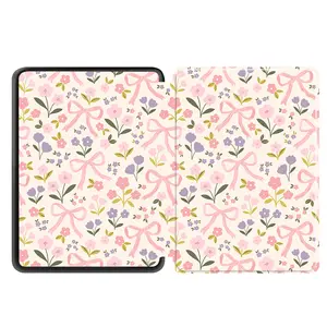 Pink Coquette Kindle Case, Book Lovers Club Slim Case for E reader 12th Gen Paperwhite Protective Cover, Bookish Girly Gift Ideas 2024