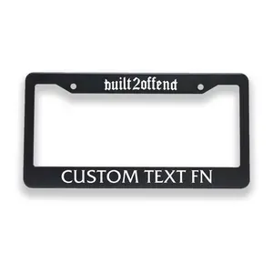 Custom License Plate Frame - Personalized Design for Cars and Trucks