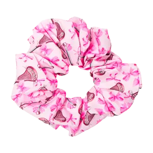 Bows and Lacrosse Stick Scrunchie