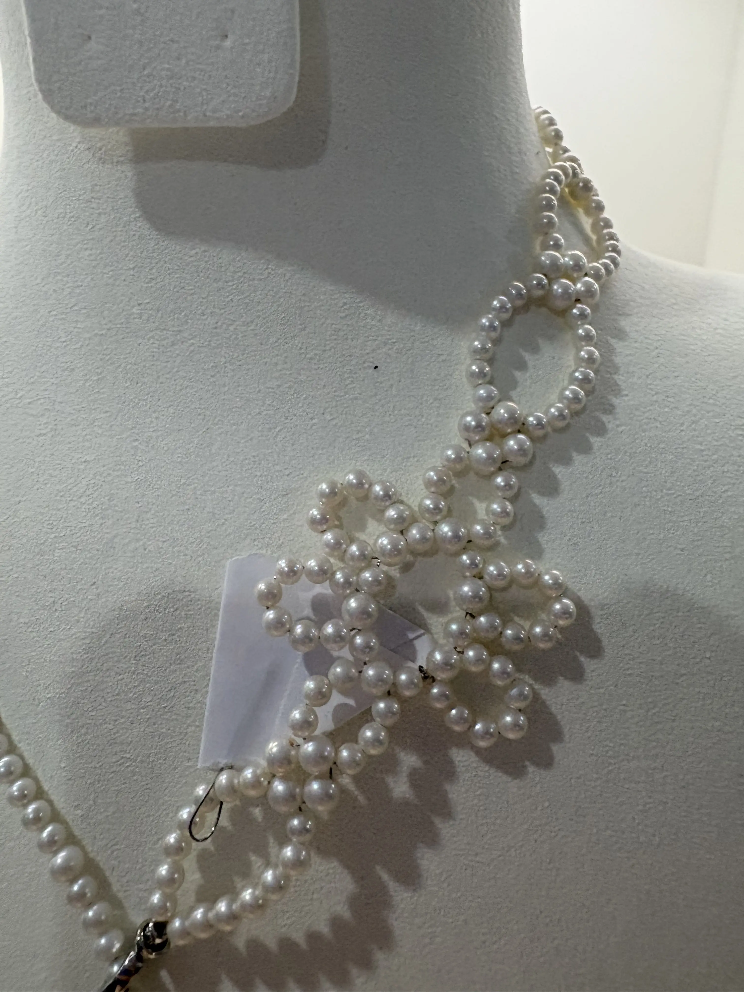 NO.14-Special Design Beaded Pearl Necklace