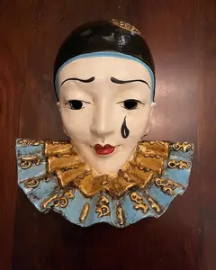 VENETIAN MASK - PIERROT