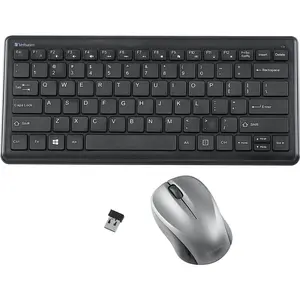 212 MAIN Silent Wireless Compact Keyboard and Mouse Combo - 1600dpi Mouse, Silent Keys, Media Control, Black (Computers & Office Equipment Accessory)