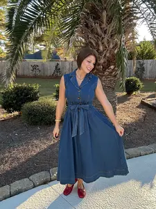 *LAST ONE* The Denver Classic Midi | Dark Denim