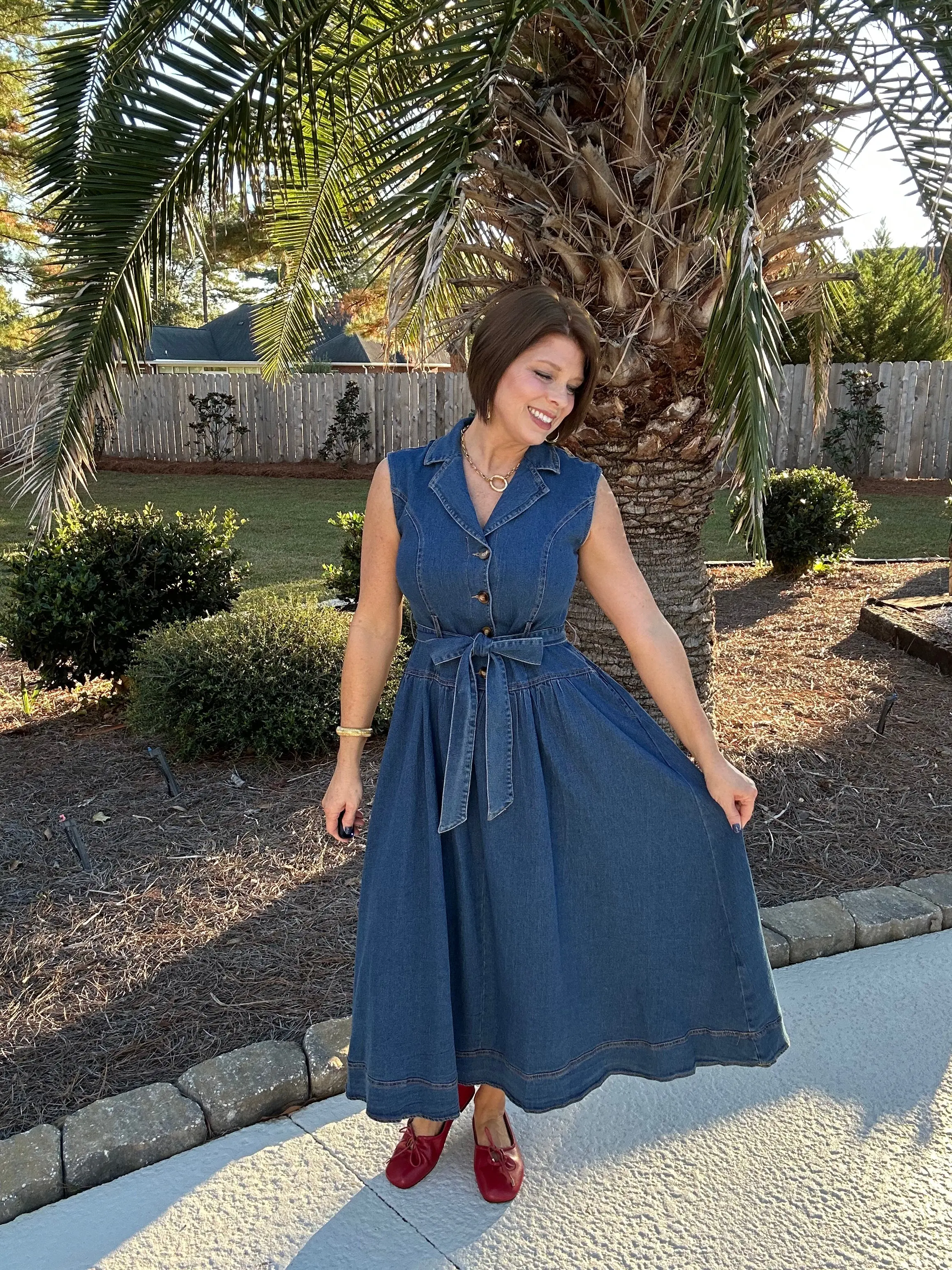 *LAST ONE* The Denver Classic Midi | Dark Denim