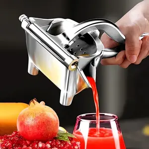 304 stainless steel manual fruit juicer with a comfortable handle, a simple juicing tool for home kitchens