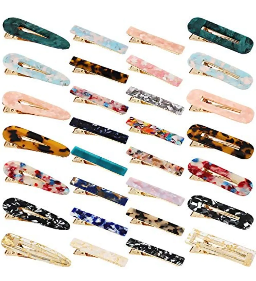 Fashion hair clips 3pc